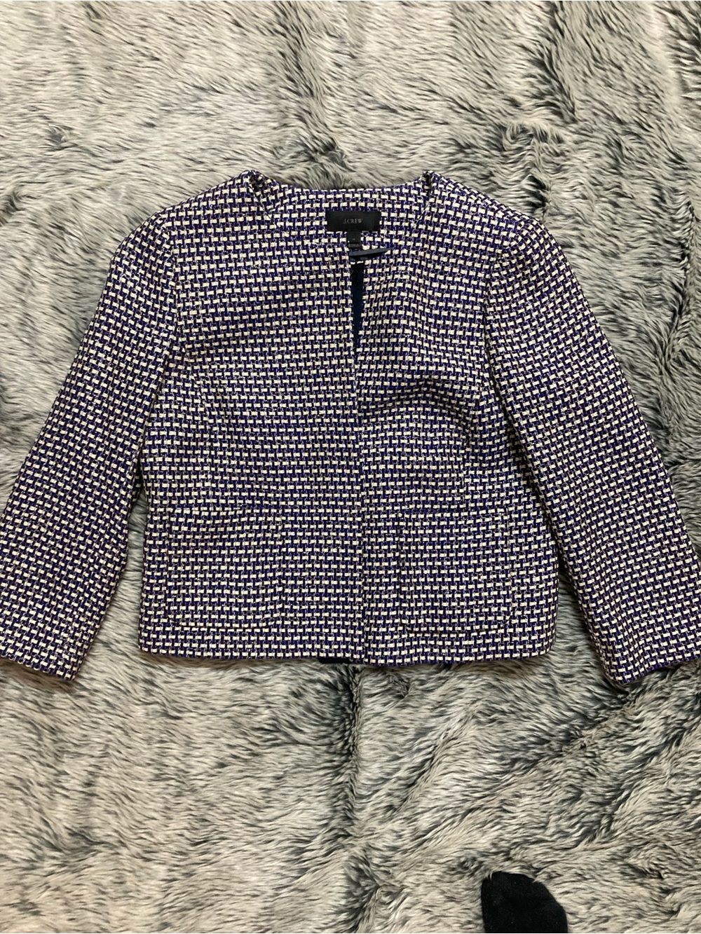 J. Crew Tweed Cropped Jacket